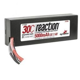 Click here to learn more about the Dynamite Reaction 7.4V 5000mAh 2S 30C LiPo Hard Case:Deans.