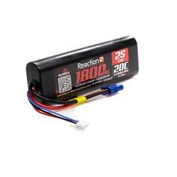 Click here to learn more about the Dynamite Reaction2 7.4V 1800mAh 2S 20C LiPo, Hardcase EC3.
