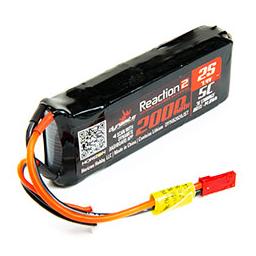 Click here to learn more about the Dynamite Reaction2 7.4V 2000mAh 2S 5CLiPo RxPck:XXL-2.