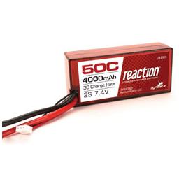 Click here to learn more about the Dynamite Reaction 7.4V 4000mAh 2S 50C LiPo, Hardcase: 96mm.