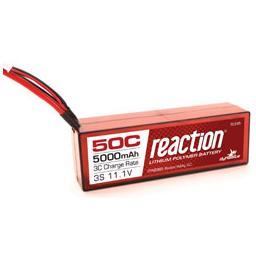 Click here to learn more about the Dynamite Reaction 11.1V 5000mAh 3S 50C LiPo, Hardcase:Deans.