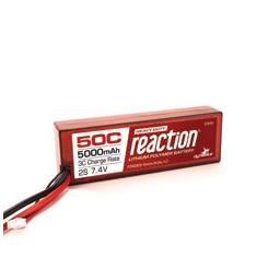 Click here to learn more about the Dynamite Reaction HD 7.4V 5000mAh 2S 50C LiPo,Hardcase: EC5.