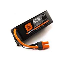 Click here to learn more about the Spektrum 5000mah 3S 11.1V Smart LiPo 30C Hardcase; IC5.