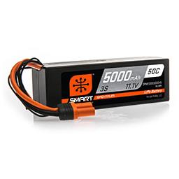 Click here to learn more about the Spektrum 5000mAh 3S 11.1V 50C Smart LiPo Hardcase; IC5.