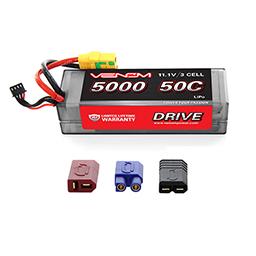 Click here to learn more about the Venom DRIVE 50C 3S 5000mAh 11.1V LiPo HC  : XT90-S Plug.