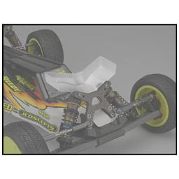 Click here to learn more about the JConcepts, Inc. Front Wing, Flat Front Arm ,Wide (2) : B6,B6D,B6.1.