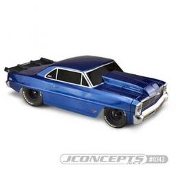 Click here to learn more about the JConcepts, Inc. 1966 Chevy II Nova Clear Body,10.75 x13 WB :SCT.