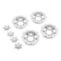 Click here to learn more about the JConcepts, Inc. Tracker Wheel Discs (4 pcs) - White.