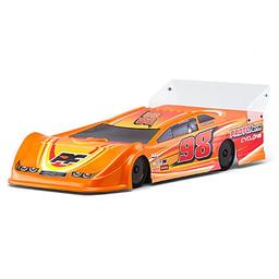 Click here to learn more about the Protoform - Pro-line Racing Cyclone 9.5 Clear Body, Dirt Oval Late Model.