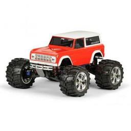 Click here to learn more about the Pro-line Racing 1973 Ford Bronco Clear Body: 1/10 Rock Crawler.
