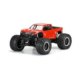 Click here to learn more about the Pro-line Racing Pre-Cut 2019 Chevy Silverado Z71 Clear Body X-MAXX.