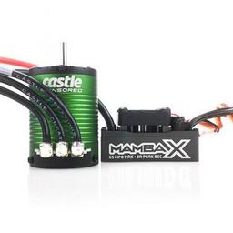 Click here to learn more about the Castle Creations Mamba X,  Sensored, 25.2V WP 1406-4600Kv Combo.