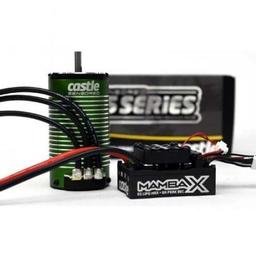Click here to learn more about the Castle Creations 1/8 MAMBA X, 25.2V WP ESC, 1515-2200KV SENS E-BX.