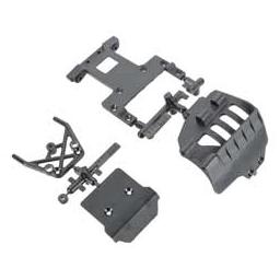 Click here to learn more about the ARRMA AR320004 Bumper Rear Chassis Plate Set Front.