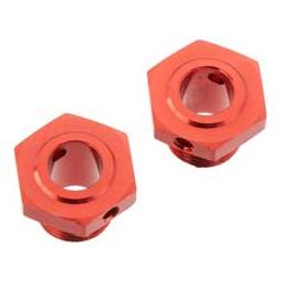 Click here to learn more about the ARRMA AR310447 Wheel Hex Aluminum 17mm/13.6mm  Red (2).