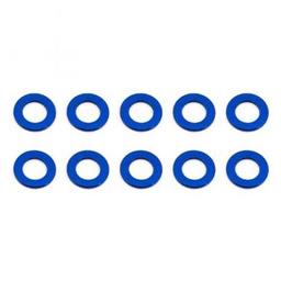Click here to learn more about the Team Associated Ballstud Washers, 5.5x0.5 mm, blue aluminum.