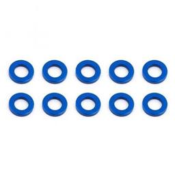 Click here to learn more about the Team Associated Ballstud Washers, 5.5x1.0 mm, blue aluminum.