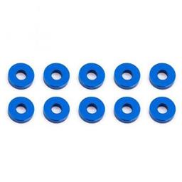 Click here to learn more about the Team Associated Bulkhead Washers, 7.8x2.0 mm, blue aluminum.