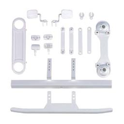 Click here to learn more about the Team Associated CR12 Toyota FJ45 Bumpers & Body Accessories, white.