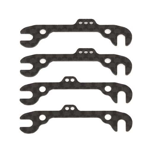 Team Associated RC12R6 FT Front Ride Height Shims, graphite