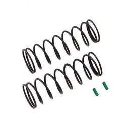 Click here to learn more about the Team Associated Front Springs V2, green, 4.9 lb/in, L70, 9.5T,1.6D.
