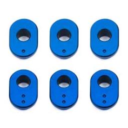 Click here to learn more about the Team Associated RC10F6 Caster Bushings, aluminum.