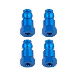 Click here to learn more about the Team Associated Shock Bushings, 14 mm, blue aluminum.