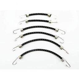Click here to learn more about the Hot Racing 1/10 Scale Bungee Cord Set (6) - Black Light Tan.
