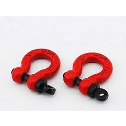 Click here to learn more about the Hot Racing 1/10 Scale Red Tow Shackle D-Rings (2).