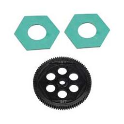 Click here to learn more about the Hot Racing Steel Spur Gear & Slipper Pads 48p 84t: 22S.