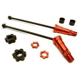 Click here to learn more about the Integy Drive Shafts w/ +6mm Ext.Stub Axle,Red : XMaxx 4X4.