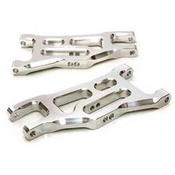 Click here to learn more about the Integy Billet Mach Front Lower Arm,Silver :RU,ST,SLH 2WD.