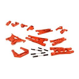 Click here to learn more about the Integy Billet Mach Alloy Suspension Kit, Red: Bigfoot 2WD.