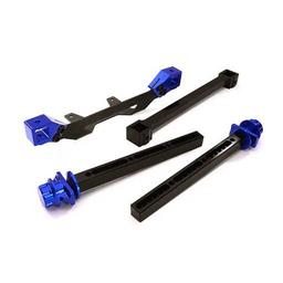 Click here to learn more about the Integy Ext Rear Body Mount & Post Set, Blue: ST 2WD.
