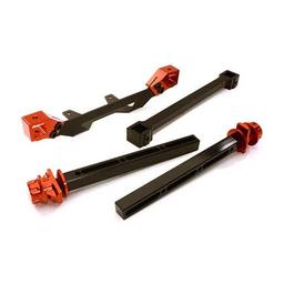 Click here to learn more about the Integy Ext Rear Body Mount & Post Set, Red: ST 2WD.
