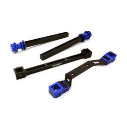 Click here to learn more about the Integy Ext Rear Body Mount & Post Set, Blue: ST 4x4.