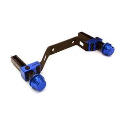 Click here to learn more about the Integy Ext Front Body Mount & Post Set, Blue: SLH 4x4.