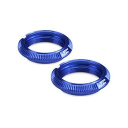 Click here to learn more about the JConcepts, Inc. Fin, 12mm Shock Collar, Blue (2) :B5M,T5M,SC5M,B6.