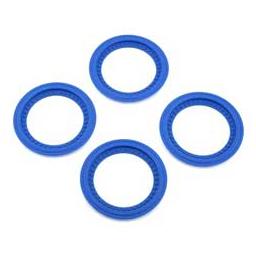 Click here to learn more about the JConcepts, Inc. Tribute Wheel Mock Beadlock Rings-glue-on(4pc)Blue.