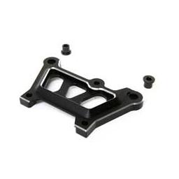 Click here to learn more about the Losi Front Top Plate, Black, Aluminum: DBXL-E.