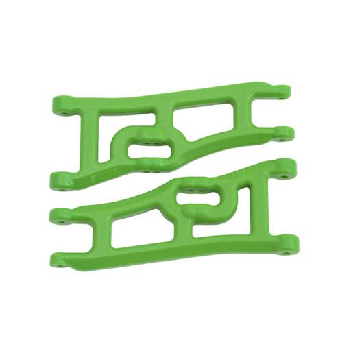 RPM Wide Front A-arms, Green; Traxxas Rustler Stampede