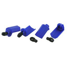 Click here to learn more about the RPM Shock Shaft Guards (4), Blue: TRA,Rally,DESC410R.