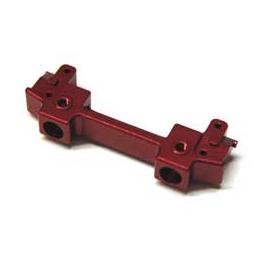Click here to learn more about the STRC CNC Mach Alum HD Fr Bumper Mnt/Chassis Brace Red.
