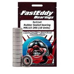 Click here to learn more about the FastEddy Bearings 5x11x4 Rubber Sealed Bearing MR115-2RS (10 Units).