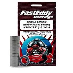 Click here to learn more about the FastEddy Bearings 5x8x2.5 Ceram Rub Sld Bearing MR85-2RSC (10 Units).