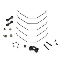 Click here to learn more about the TEKNO RC LLC Sway Bar Kit, Front Complete, 1.0-1.4mm: EB410.