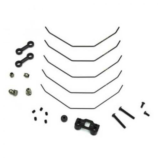 TEKNO RC LLC Sway Bar Kit, Front Complete, 1.0-1.4mm: EB410