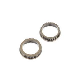 Click here to learn more about the Team Losi Racing Aluminum Gear Diff Pulley Set: 22-4/2.0.
