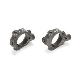 Click here to learn more about the Team Losi Racing Caster Block Set, 12.5 degrees, Aluminum: 22-4.