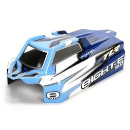 Click here to learn more about the Team Losi Racing Cab Forward Body Set, Clear: 8E 3.0.